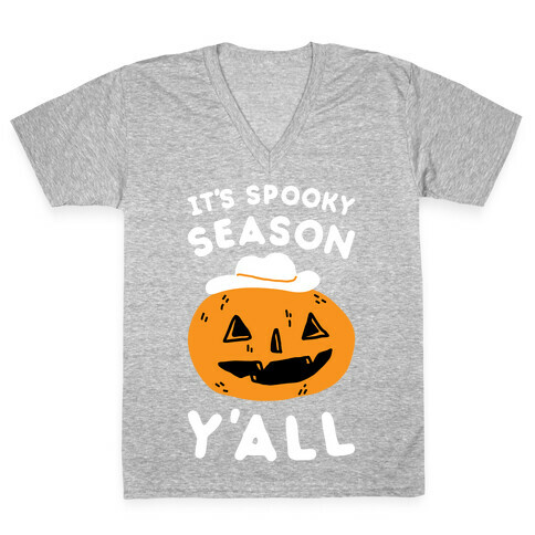 It's Spooky Season Y'all V-Neck Tee Shirt