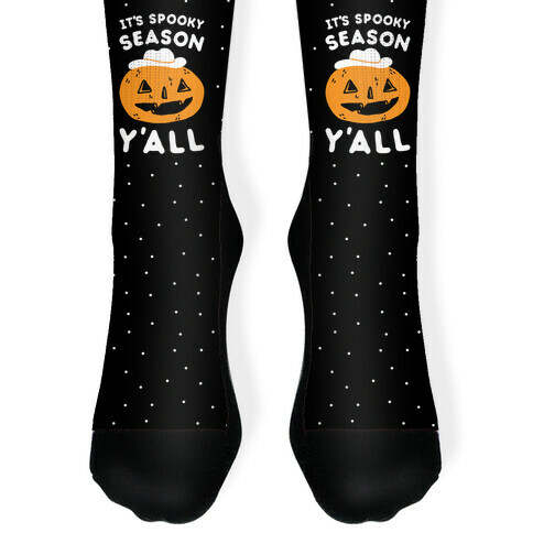 It's Spooky Season Y'all Sock