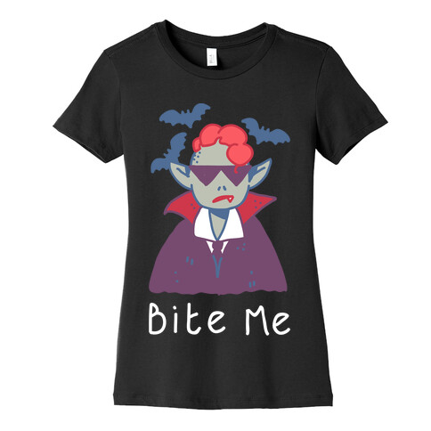 Bite Me Vampire Womens T-Shirt
