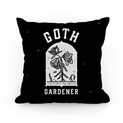 Goth Gardener Pillow