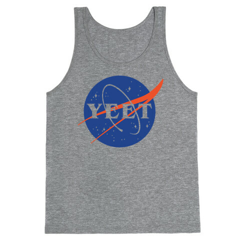 Yeet Nasa Logo Parody Tank Top