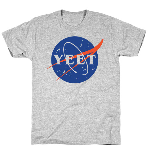 Yeet Nasa Logo Parody T-Shirt