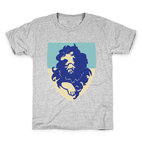 Blue Lion Crest - Fire Emblem Kids T-Shirt