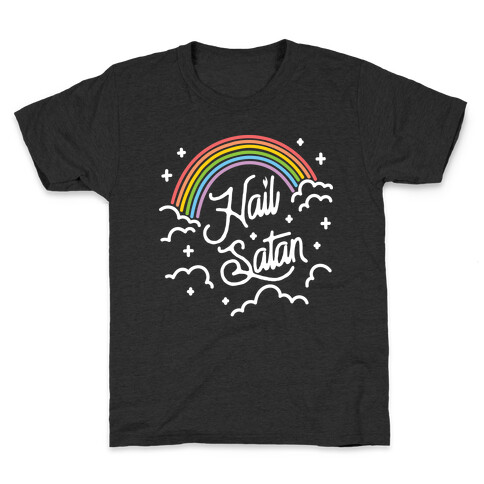 Hail Satan Rainbow Kids T-Shirt