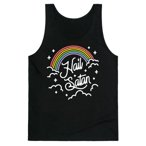 Hail Satan Rainbow Tank Top