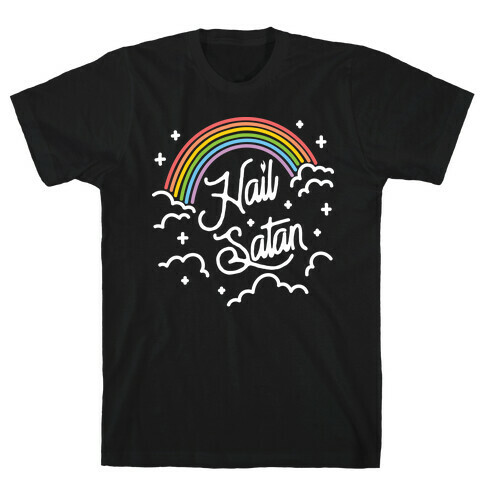 Hail Satan Rainbow T-Shirt