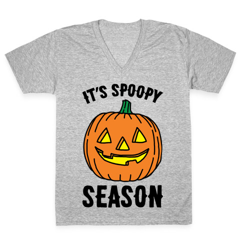 It's Spoopy Season  V-Neck Tee Shirt