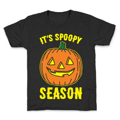 It's Spoopy Season White Print Kids T-Shirt