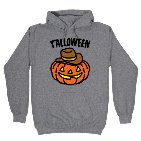 Y'alloween Halloween Country Parody Hooded Sweatshirt