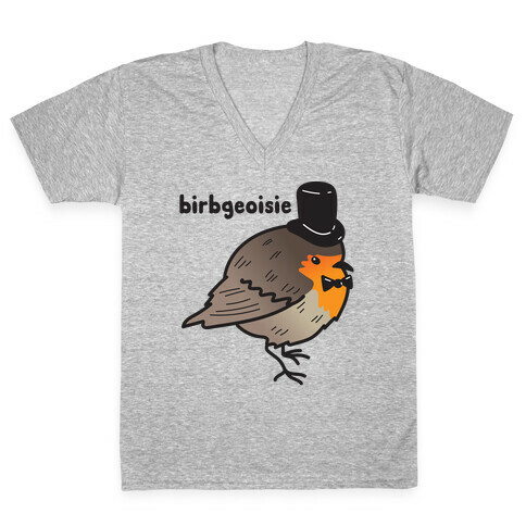 birbgeoisie V-Neck Tee Shirt