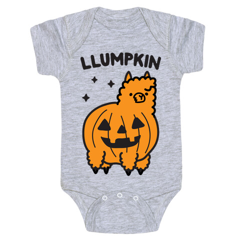 Llumpkin Llama Pumpkin Baby One-Piece