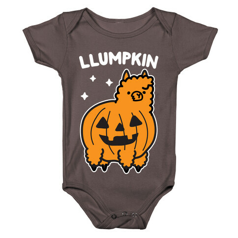 Llumpkin Llama Pumpkin Baby One-Piece