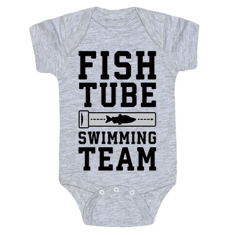 Fish Tube Swimming Team Baby One-Piece