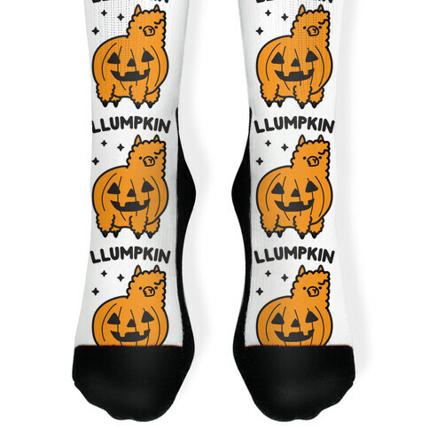 Llumpkin Llama Pumpkin Sock