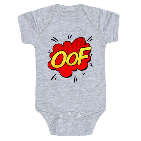 OOF Comic Sound Effect Baby One-Piece