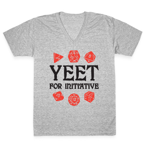 Yeet For Initiative V-Neck Tee Shirt