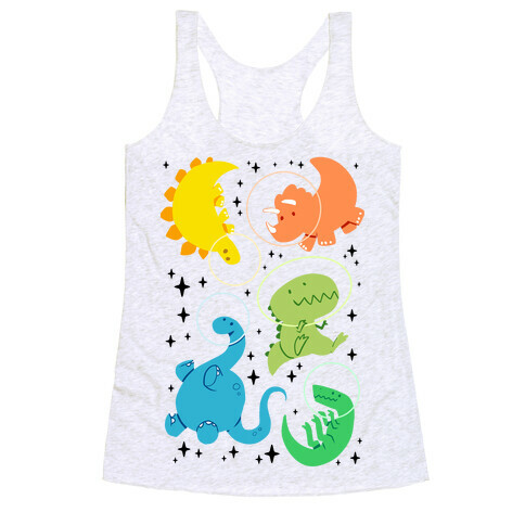 Space Dinos Racerback Tank Top