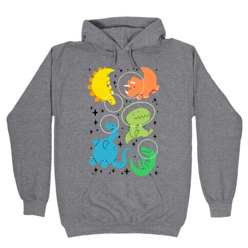 Space Dinos Hooded Sweatshirt