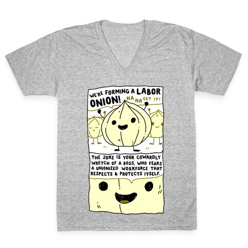 Labor Onion V-Neck Tee Shirt