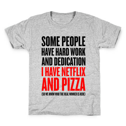 Netflix And Pizza Kids T-Shirt