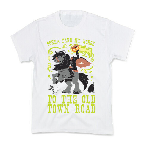 Gonna Take My Horse To The Old Town Road Kids T-Shirt