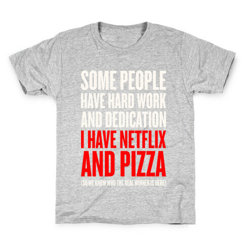 Netflix And Pizza Kids T-Shirt
