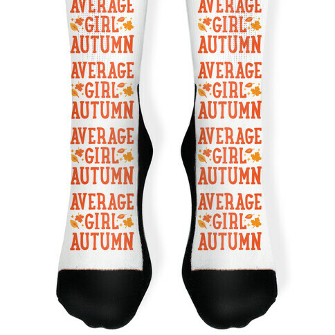 Average Girl Autumn Sock