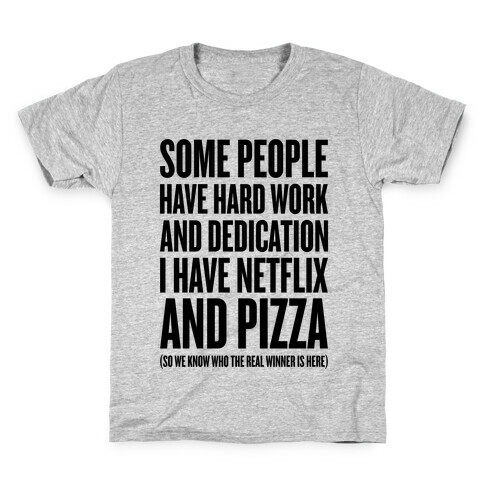 Netflix And Pizza Kids T-Shirt