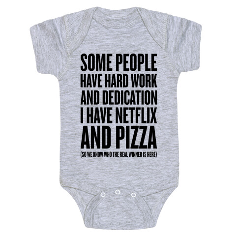 Netflix And Pizza Baby One-Piece