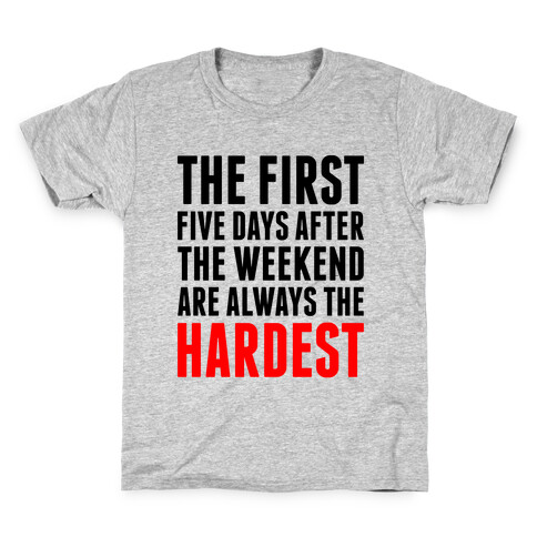 The First Five Days Kids T-Shirt