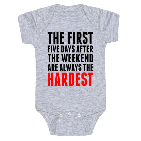 The First Five Days Baby One-Piece