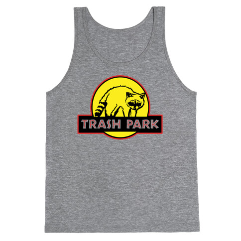 Trash Park Raccoon Parody Tank Top