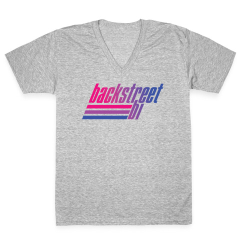 Backstreet Bi V-Neck Tee Shirt