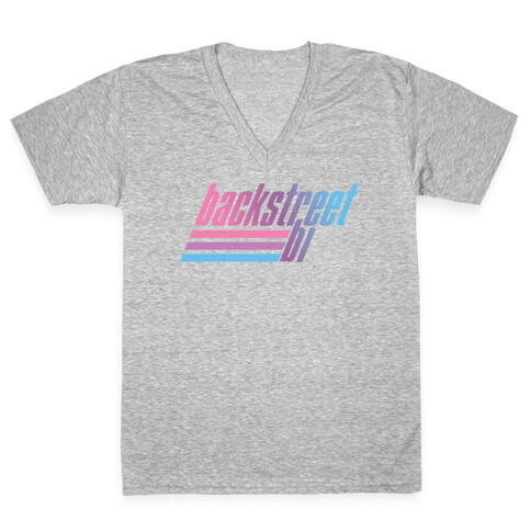 Backstreet Bi V-Neck Tee Shirt