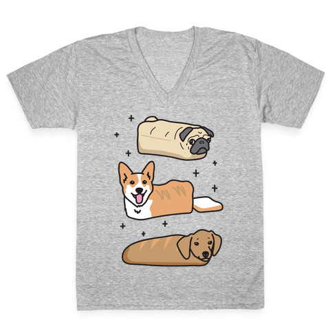 Dog Breads V-Neck Tee Shirt