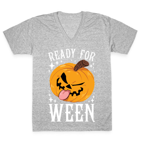 Ready For Ween V-Neck Tee Shirt