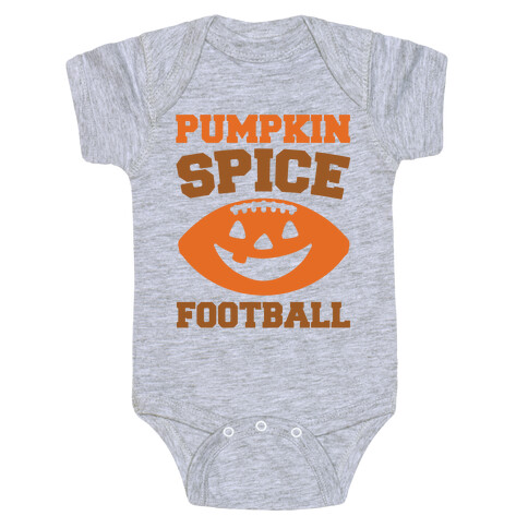 Pumpkin Spice Football  Baby One-Piece