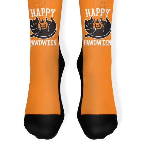 Happy Pawoween Sock
