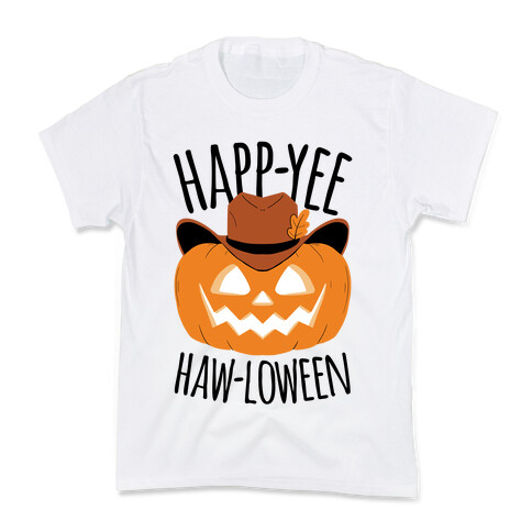 Happ-YEE HAW-loween Kids T-Shirt