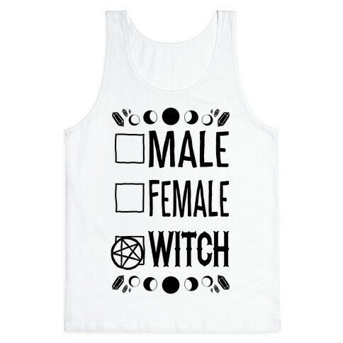 Male, Female, Witch Tank Top