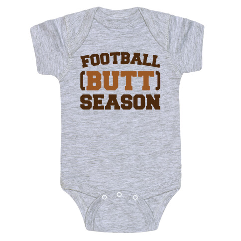 Football Butt Season Baby One-Piece