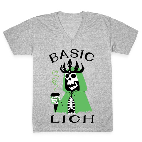Basic Lich V-Neck Tee Shirt