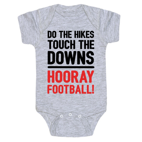 Hooray Football  Baby One-Piece