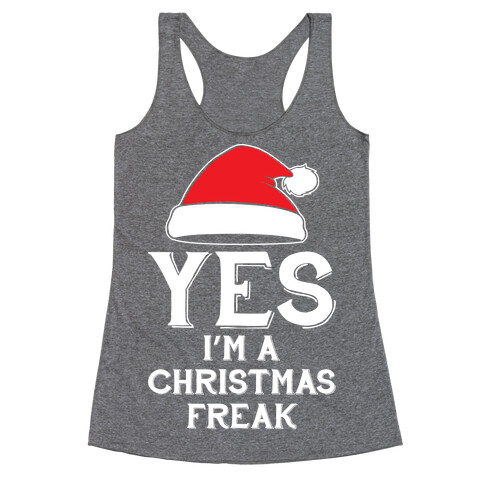 Christmas Freak Racerback Tank Top