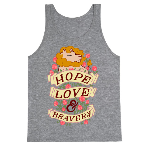 Hope Love & Bravery Tank Top