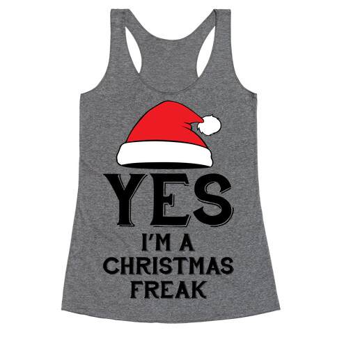 Christmas Freak Racerback Tank Top