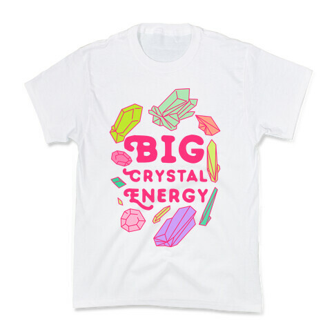 Big Crystal Energy Kids T-Shirt