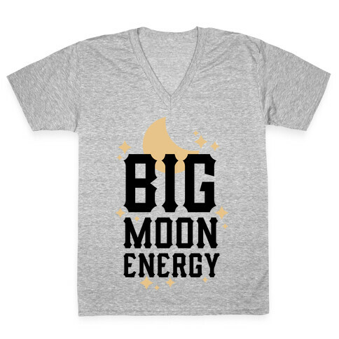 Big Moon Energy V-Neck Tee Shirt