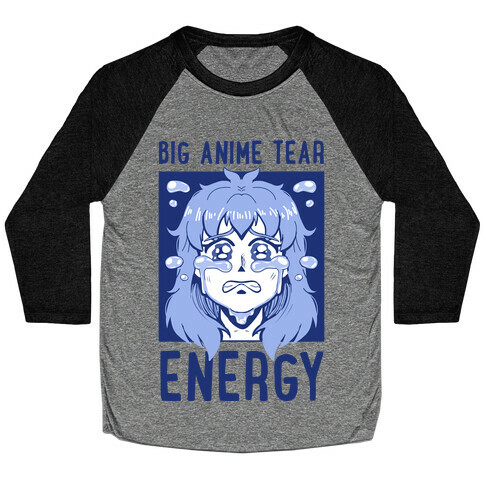 Big Anime Tear Energy Baseball Tee