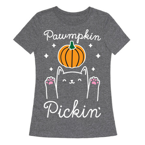 Pawmpkin Pickin' Womens T-Shirt